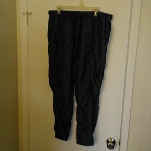 Gathered lightweight denim stretch jeans NWNT